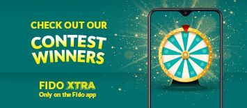 Fido XTRA contest winners 2023