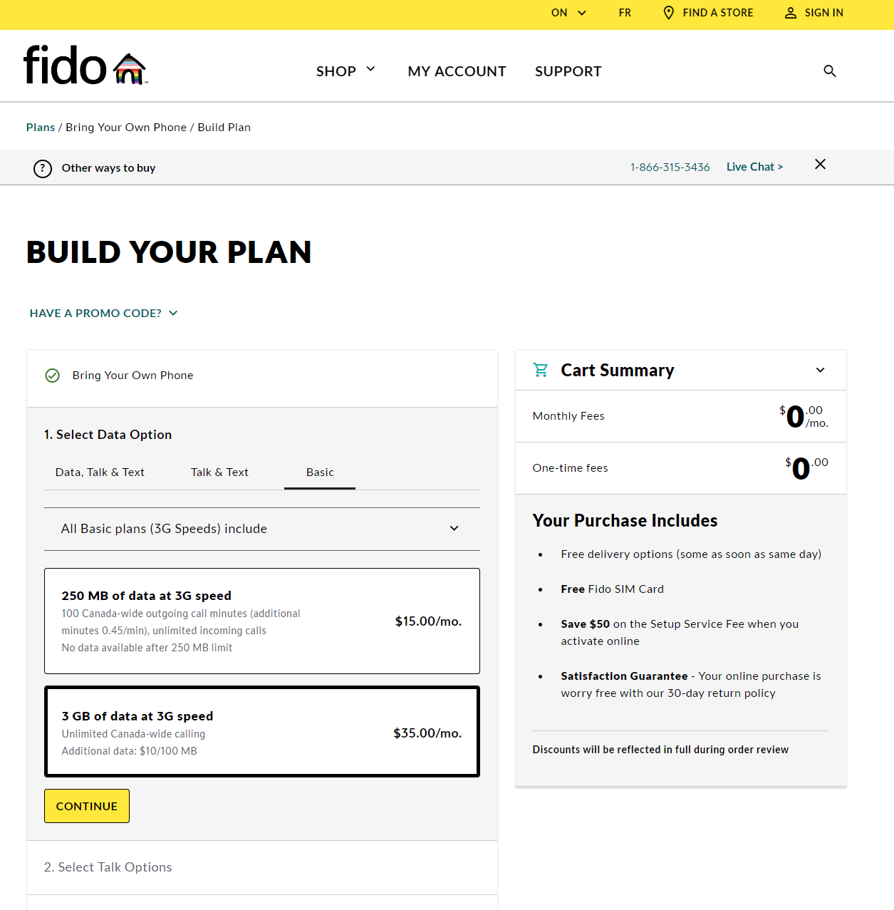 Fido sales ca home