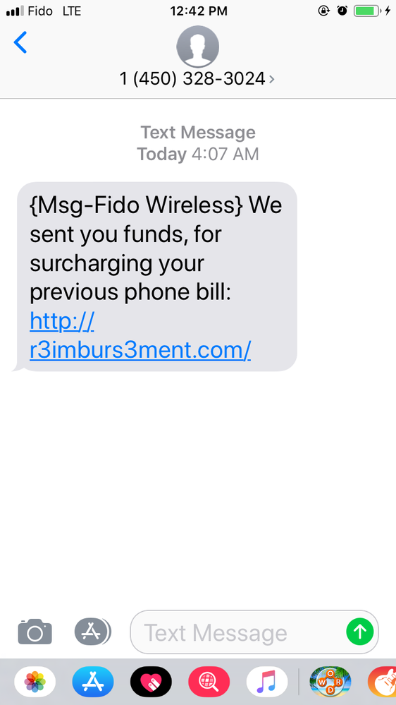 This is a text scam?